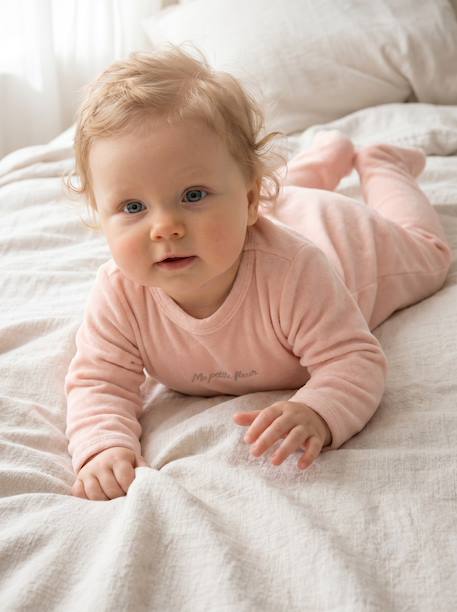 Lot de 3 dors bien bébé ouverture dos beige chiné+gris chiné+vert sauge - vertbaudet enfant 
