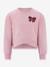 Happy Girls sweatshirt with bows for girls nude pink - vertbaudet enfant 