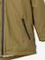 Long hooded raincoat for girls khaki - vertbaudet enfant 