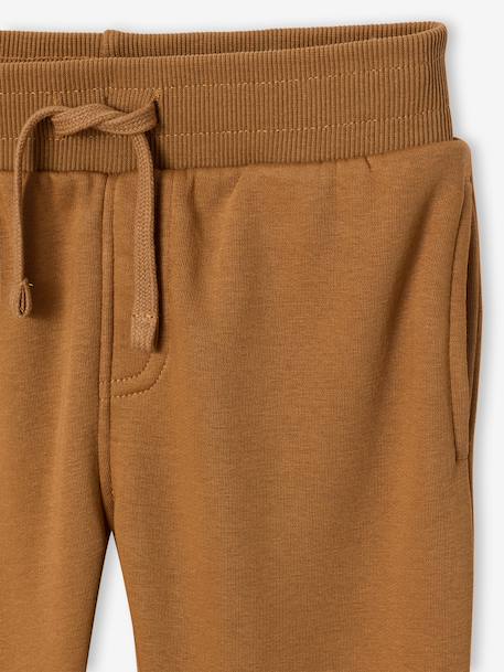 Ensemble sport garçon à capuche bordeaux+ocre+vert sauge - vertbaudet enfant 