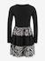 Robe avec imprimé zèbre fille Happy Girls noir - vertbaudet enfant 
