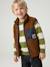 Striped sweatshirt with crew neck for boys hazel+navy blue+pistachio - vertbaudet enfant 