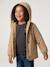 Girl's embroidered lightweight jacket grey green+hazel - vertbaudet enfant 