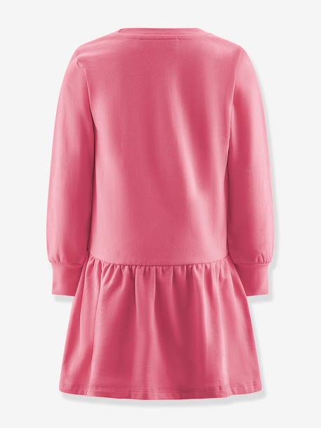 Happy Girls rainbow sweatshirt dress for girls navy blue+sweet pink - vertbaudet enfant 