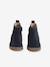 Baby first steps leather boots navy blue - vertbaudet enfant 