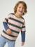 T-shirt manches longues garçon bleu moyen - vertbaudet enfant 