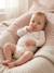 Pack of 3 long-sleeved bodysuits for baby ecru - vertbaudet enfant 