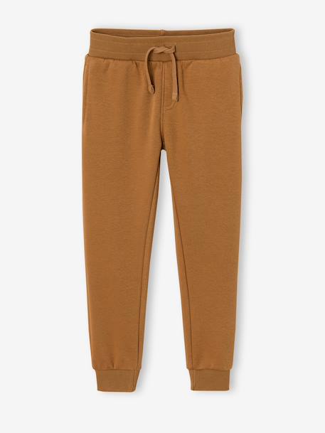 Ensemble sport garçon à capuche bordeaux+ocre+vert sauge - vertbaudet enfant 