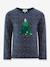 Happy Girls Christmas long-sleeved T-shirt for girls navy blue - vertbaudet enfant 