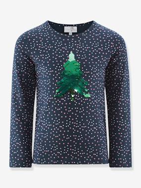 T-shirt manches longues Christmas fille Happy Girls - vertbaudet enfant