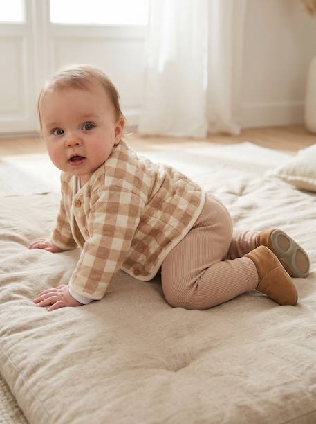 Pack of 3 newborn baby leggings ecru - vertbaudet enfant 