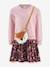 Robe avec sac biche fille Happy Girls rose nude - vertbaudet enfant 