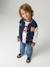 Teddy sweatshirt for boys fir green+navy blue - vertbaudet enfant 