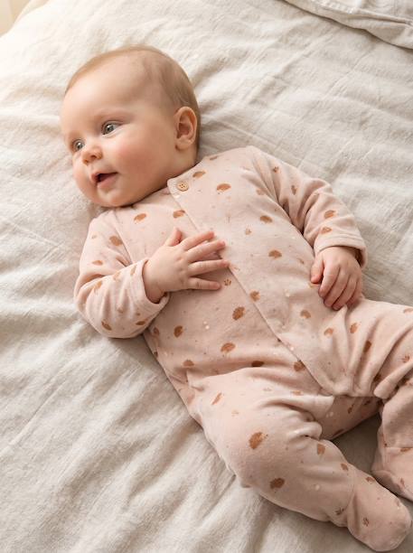 Pack of 2 newborn sleepsuits beige - vertbaudet enfant 