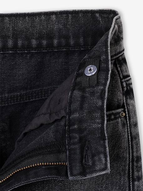 Wide-leg jeans for girls denim grey - vertbaudet enfant 