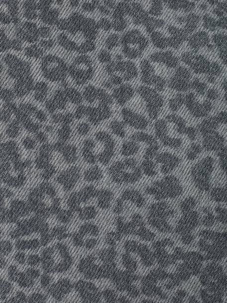 Pantalon fille large motifs fantaisie bleu clair+bleu foncé+denim gris+gris - vertbaudet enfant 