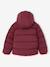 Doudoune à capuche garçon bordeaux+marine - vertbaudet enfant 