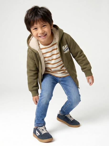 Pack of 3 short-sleeved t-shirts almond green+caramel+navy blue+pecan nut+petrol blue+sage green - vertbaudet enfant 