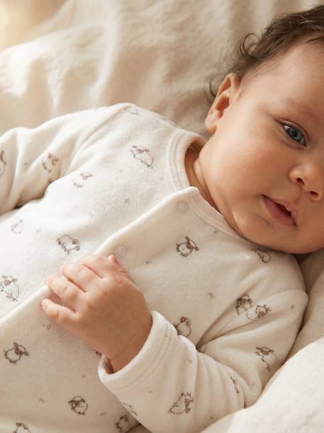 Lot de 2 dors-bien bébé ouverture devant cappuccino+rose pâle+vert sauge - vertbaudet enfant 