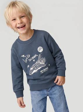 -Sweatshirt with front print for boys