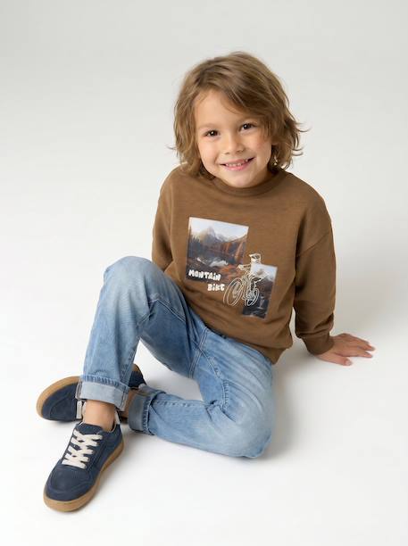 Crewneck sweatshirt for boys hazel - vertbaudet enfant 
