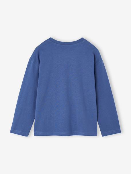Pack of 3 long-sleeved T-shirts for boys green+royal blue - vertbaudet enfant 
