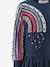 Happy Girls rainbow sweatshirt dress for girls navy blue+sweet pink - vertbaudet enfant 