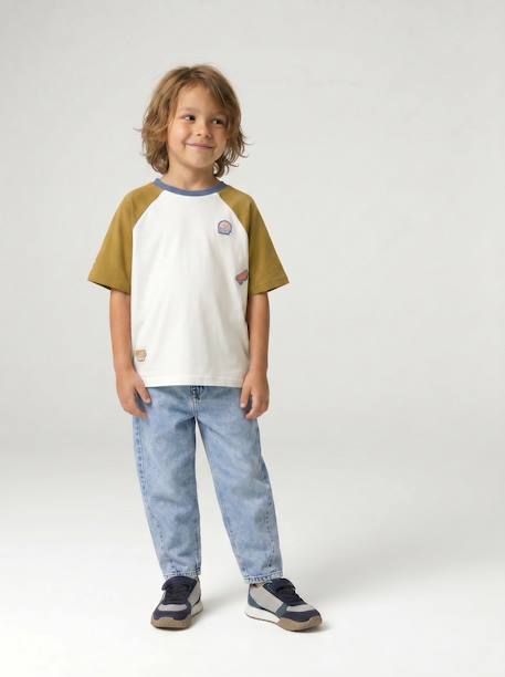 Straight-leg jeans for boys double stone - vertbaudet enfant 