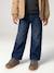 Wide Leg Jeans for Girls black denim+bleached denim+blue+brut denim+denim grey+medium blue+stone - vertbaudet enfant 