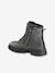 Bottines enfant fille à lacets argenté - vertbaudet enfant 