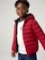 Light Padded Jacket with Hood for Boys black+bordeaux red+emerald green+grey blue+hazel+medium blue+navy blue+olive+pecan nut+red - vertbaudet enfant 