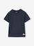 Lot 3 T-shirts manches courtes caramel+marine+noix de pécan+vert sauge - vertbaudet enfant 
