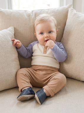 -Trousers in Cotton Fleece, for Newborn Babies