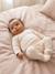 Pack of 3 baby sleepsuits with back opening ecru+sage green - vertbaudet enfant 