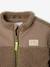 Zip-up jacket for baby boys taupe - vertbaudet enfant 