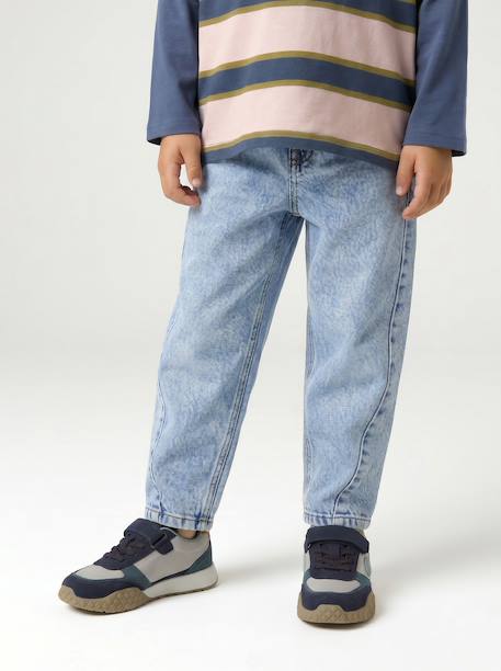 Straight-leg jeans for boys double stone - vertbaudet enfant 
