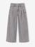 Wide-leg jeans for girls denim grey+medium blue - vertbaudet enfant 