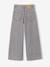 Wide-leg jeans for girls denim grey+medium blue - vertbaudet enfant 