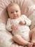 Pack of 3 long-sleeved bodysuits for baby ecru - vertbaudet enfant 