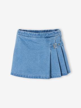 Fille-Jupe short fille plissée