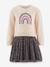 Happy Girls dress with leopard tulle skirt for girls sweet pink+vanilla - vertbaudet enfant 