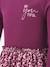 Robe avec jupe imprimée et inscription fille Happy Girls bordeaux - vertbaudet enfant 