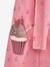 Happy Girls cotton dress with hearts and cupcake for girls navy blue+sweet pink - vertbaudet enfant 