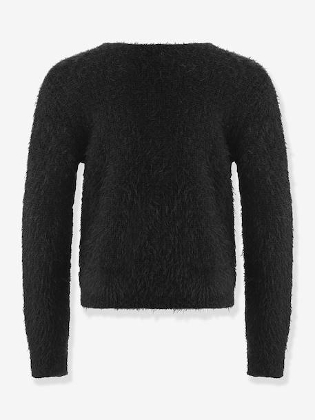 Cardigan avec cœurs fille Happy Girls noir - vertbaudet enfant 