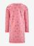 Happy Girls cotton dress with hearts and cupcake for girls navy blue+sweet pink - vertbaudet enfant 