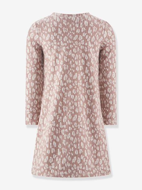 Robe avec motif relief fille Happy Girls rose nude - vertbaudet enfant 