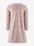 Robe avec motif relief fille Happy Girls rose nude - vertbaudet enfant 