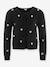 Cardigan avec cœurs fille Happy Girls noir - vertbaudet enfant 