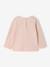 Long-sleeved T-shirt for baby girls grey blue+pale pink - vertbaudet enfant 