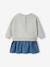 Dress with long sleeves for baby girls stone - vertbaudet enfant 